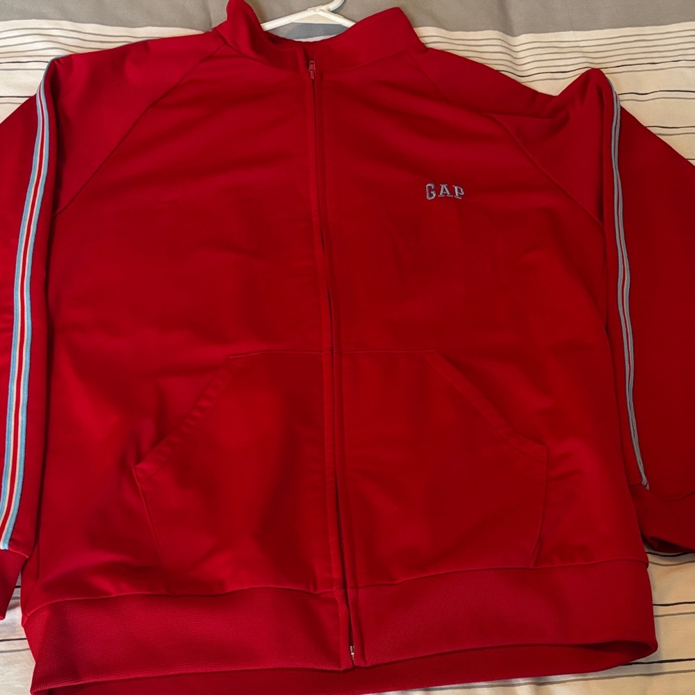 GAP Youth Vibrant Red Track Jacket